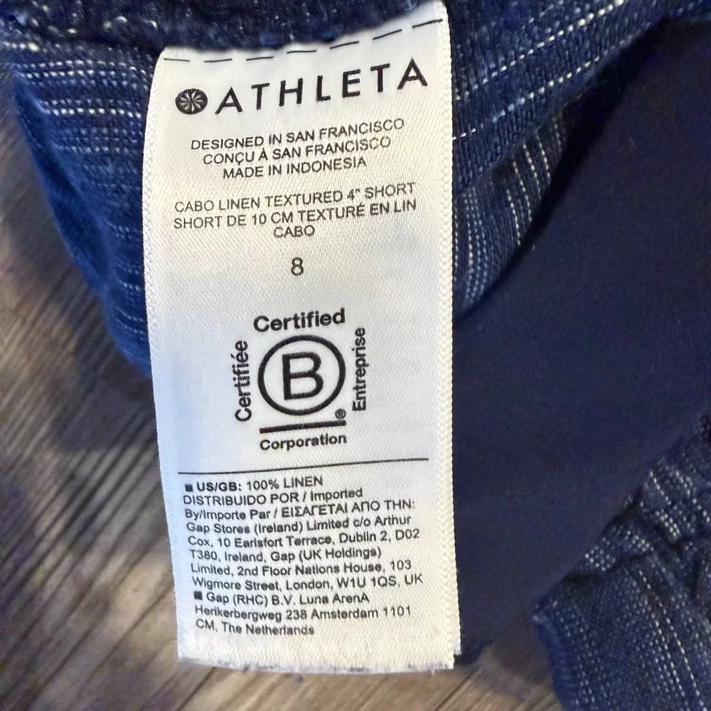Athleta Womens‎ 8 Cabo Linen Textured 4